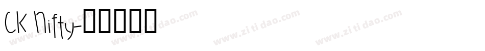 CK Nifty字体转换